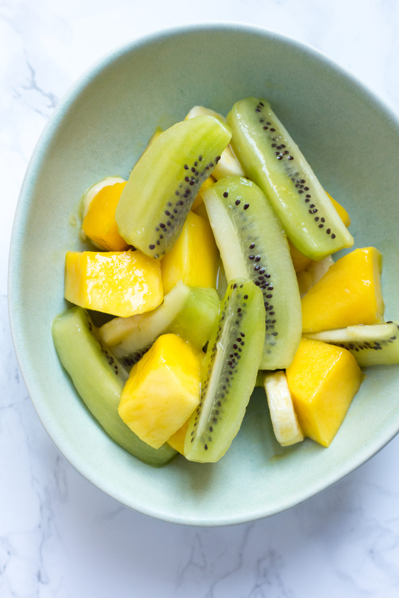 Mango, kiwi and passion fruit salad – The Tropical Treat